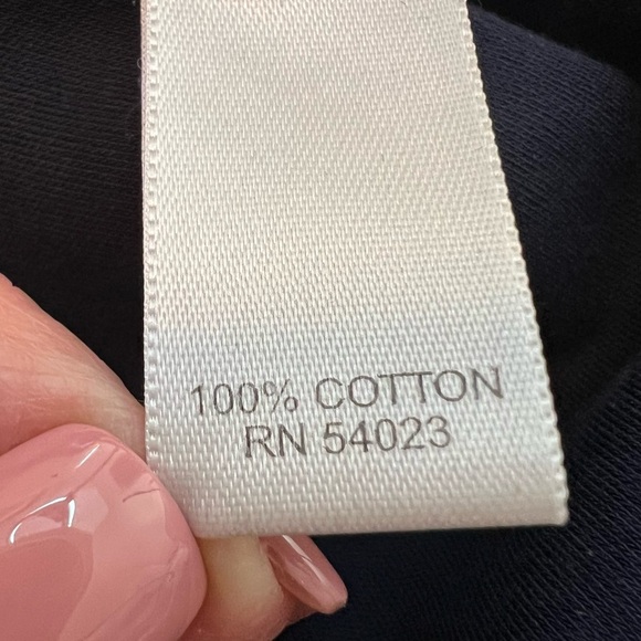 Banana Republic Luxury Touch Blue With Gray Trim Polo Shirt Men's Size Large - Picture 5 of 6